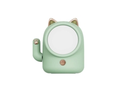 Lâmpada fofa de mesa de gato para quarto três fontes de luz gentis escândalos escurecedores USB Lâmpada de mesa de cabeceira recarregávelSLD