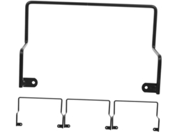 Conjunto de suporte de colchão antiderrapante com 4 peças e barra de retenção, fácil instalação para evitar que a cama deslize.
