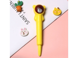 Bolígrafos Squishy Bonitos Para Aliviar Stress Escribir Suave Kawaii Regalo Escolar Mapache