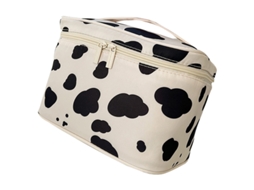Bolsa de Maquiagem Grande Capacidade com Zíper Brilhante | S/MARCA
