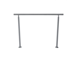 Corrimão De Escada Em Aço Inoxidável Laxiscreed 100x102,5 Cm Para Segurança E Durabilidade