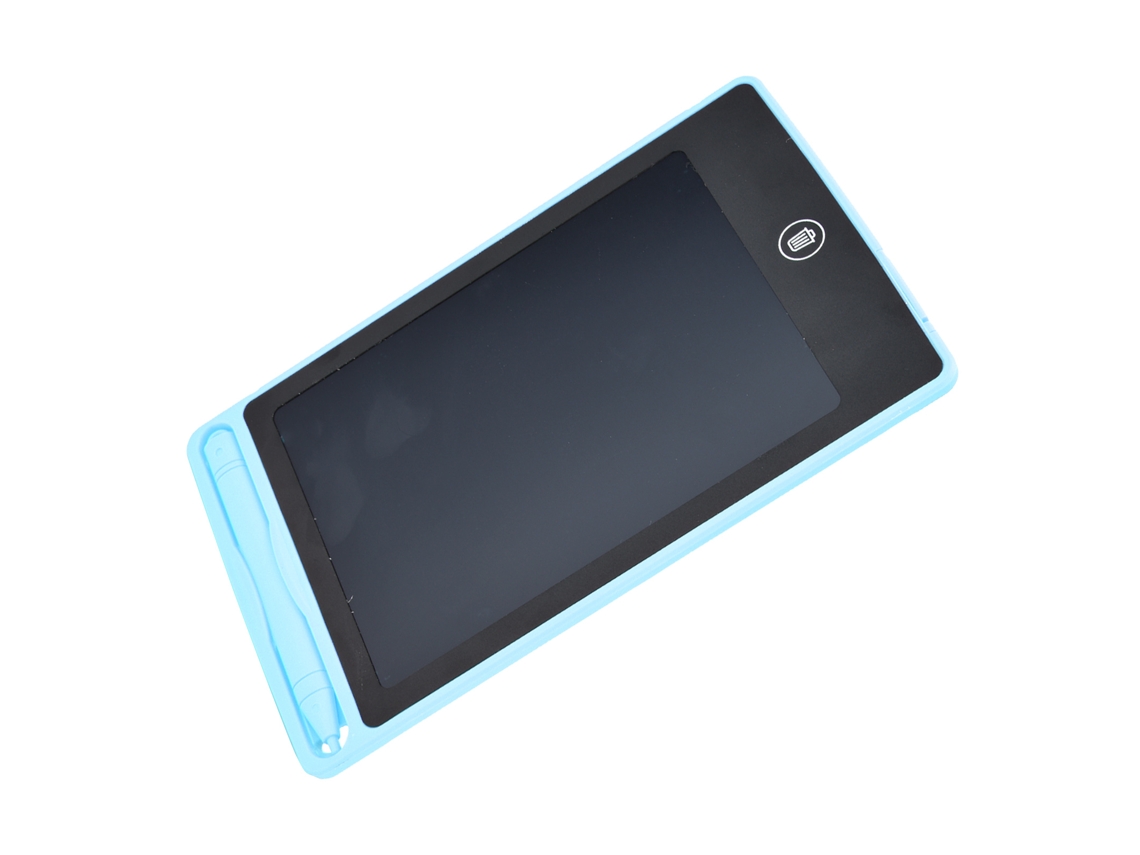 Primerox tablete de Escrita Lcd 6.5 Polegadas para Crianças Brinquedo Educativo de Desenho Azul
