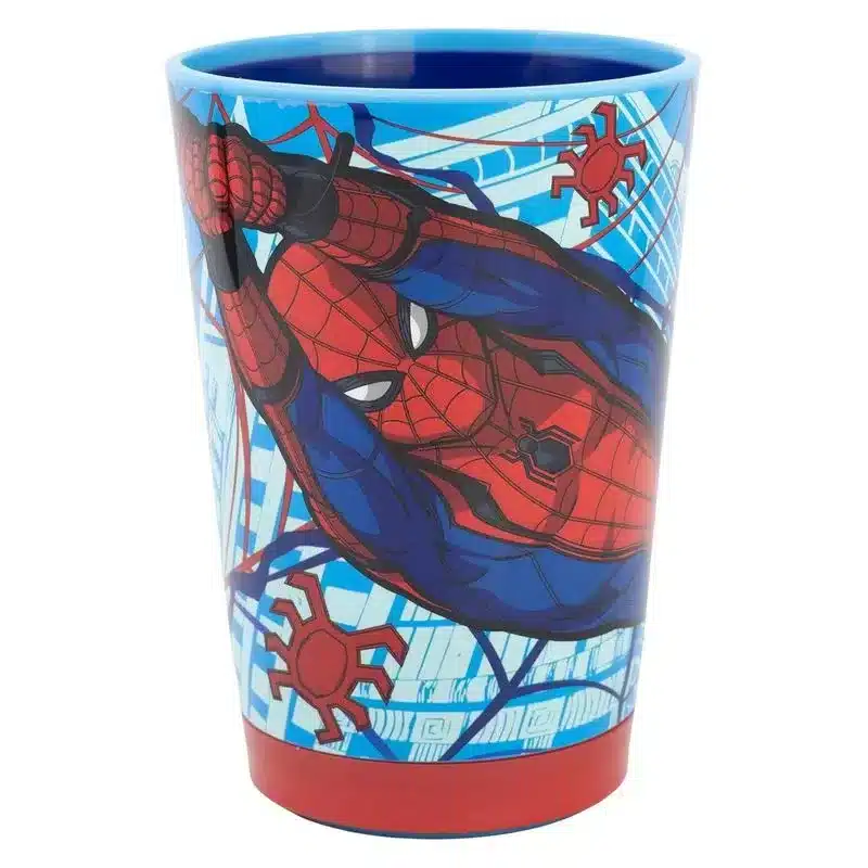 Vaso De Plástico Antivuelco Spiderman 370ml 74779 Stor Más De 3 Añosp24stor