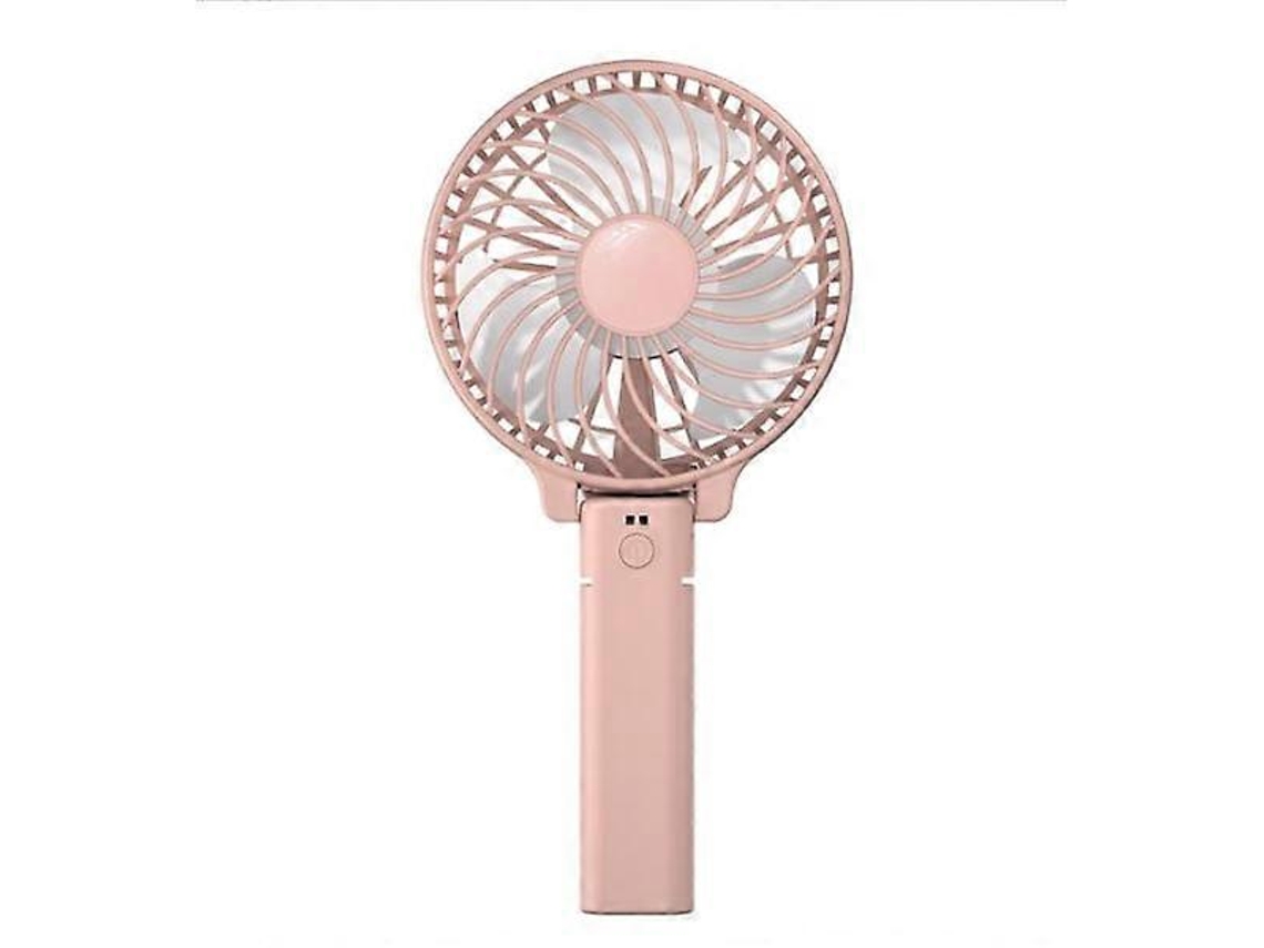 Ventilador Portátil Usb De Mão, 3 Velocidades, Dobrável Em 180°, Mini Ventilador Elétrico Pessoal Com Bateria Recarregável De 2000mah