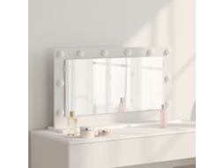 Vidaxl Espelho De Vaidade Branco 80 X 45 X 18 Cm Retangular