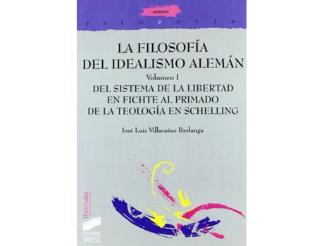 Livro Filosofia Idealismo Aleman Vol I, La de VVAA (Espanhol)