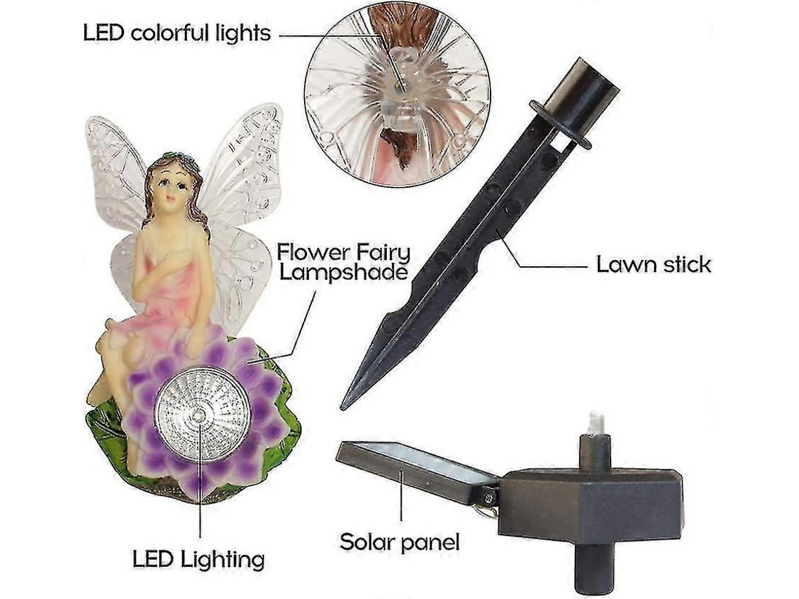 Lâmpada De Jardim Externa Movida A Energia Solar Olysi Shop