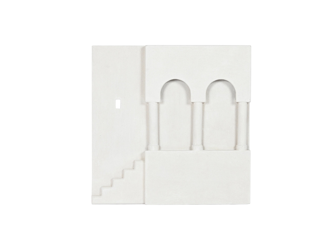 Decoração de Parede em Mdf, Arcos de Escada 3d, 80x6,5x80cm ALEXANDRA HOUSE LIVING