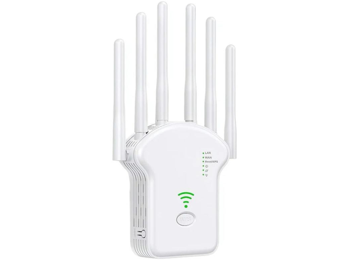 Repetidor De Sinal De Amplificador De Extensor Wifi Amplificador Repetidor Sem Fios De Banda Dupla Cobertura Mais Ampla De 300 Mbps Yizhood