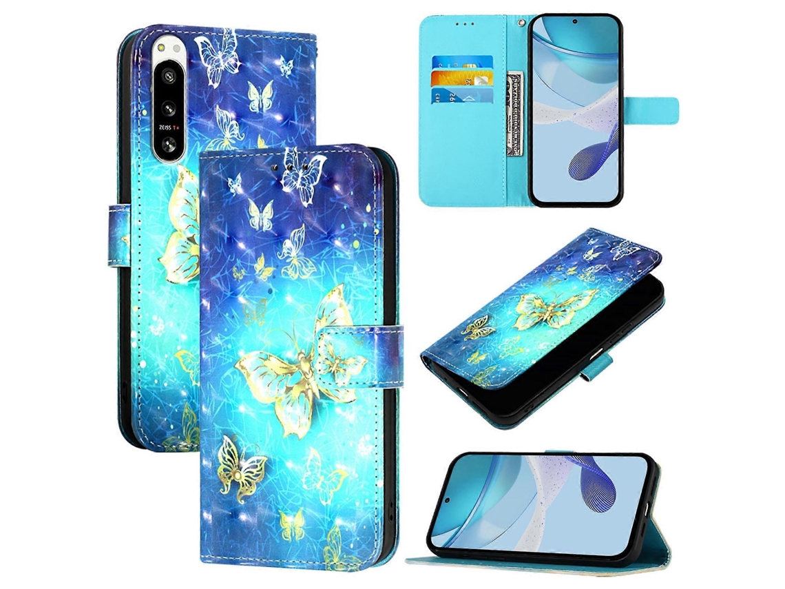 Capa De Celular De Couro Com Flip Horizontal E Pintura 3d