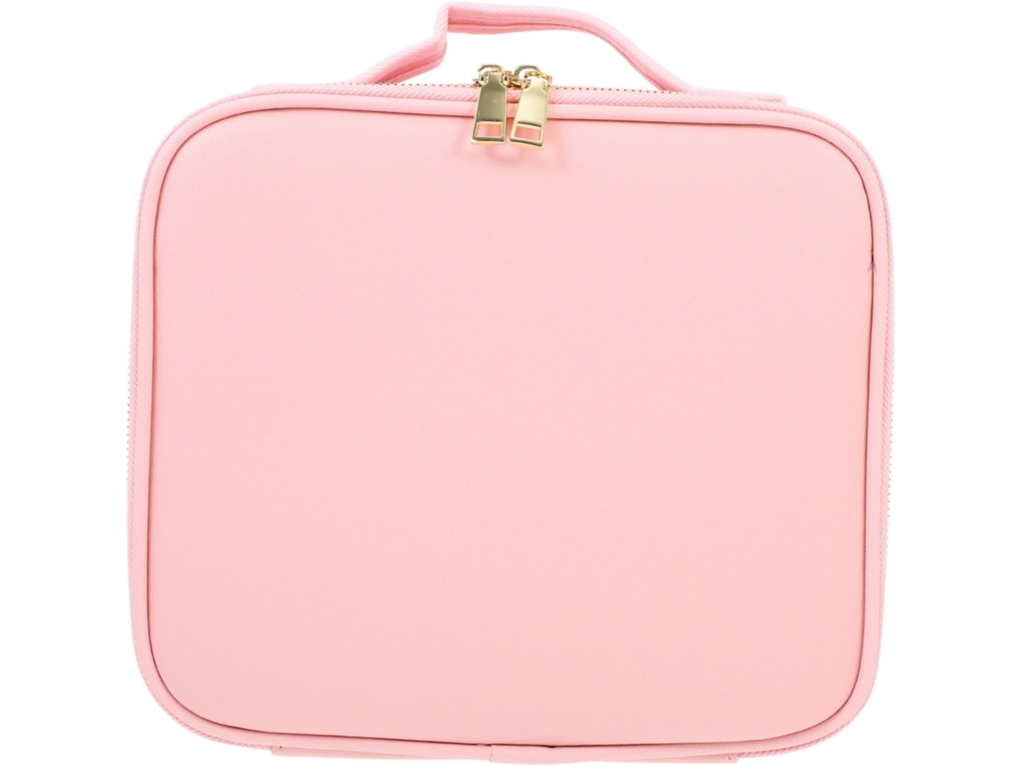 Bolsa Organizadora De Maquiagem Grande Com Zíper, Em Couro Pu, Para Guardar Itens De Higiene Pessoal Gokoco