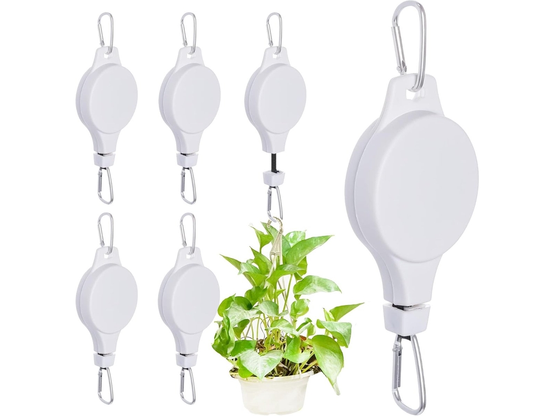 Conjunto de 6 Ganchos de Jardim com Rodinhas AQUAFORGE