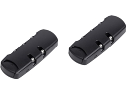 Conjunto De 2 Cadeados Viagem Seguros Com Combinação E Senha Para Mala
