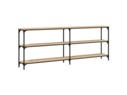 Console Table, Console Tables Vidaxl Marrom Madeira Processada (n/a)