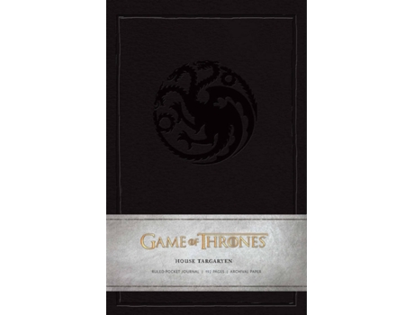 Bloco de Notas  Game Of Thrones: House Targaryen (Pautado)