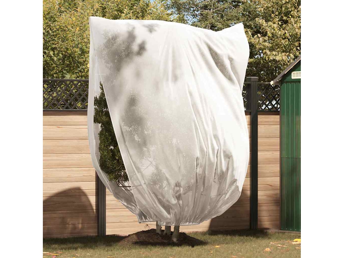 Vidaxl Capas De Fleece Para Proteção Contra Geada Branco 2,4 X 2 M