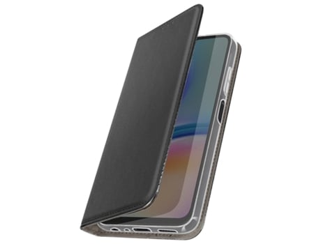 Capa Para Samsung Galaxy A05 Ushion Pele Com Porta-cartões Preto .