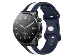 Pulseira De Silicone Bicolor Com Fecho Borboleta De 22 Mm Para Xiaomi Mi Watch S1