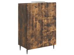 Buffet Carvalho Fumado 66x34,5x91,5 cm Derivados de Madeira MAISON EXCLUSIVE