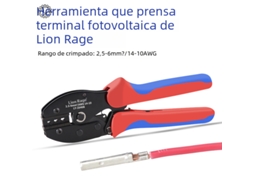 Alicate De Crimpagem De Terminais Para Conexão À Prova D'água De Sistemas Fotovoltaicos Solares Ly-2546b