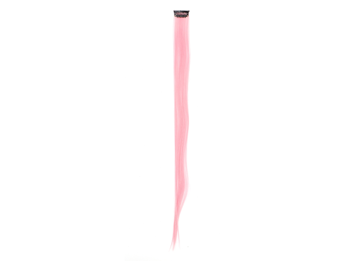 2026 pieza de Extensión de Cabelo Reto Rosa Princesa Profissional com Clip de 55cm