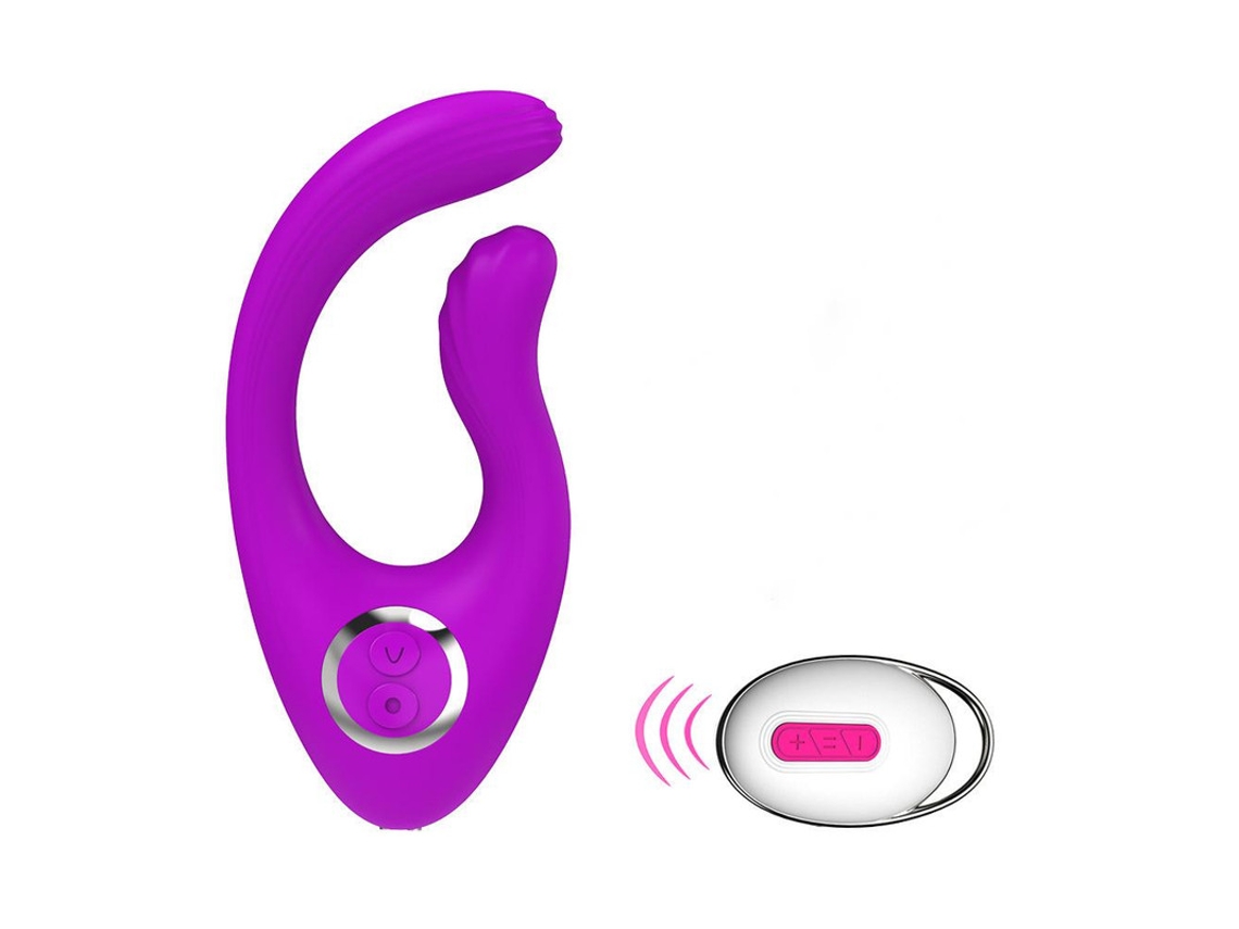 Vibrador De Massagem Com Controle Remoto Sem Fio Com 12 Modos De Vibrao Para Mulheres (roxo) Yizhood