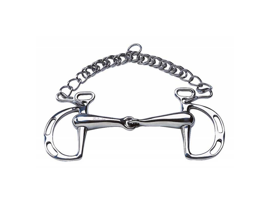 Bit Espanhol Dividido com Pinos Goyoaga Prateado 135 Mmfeeling