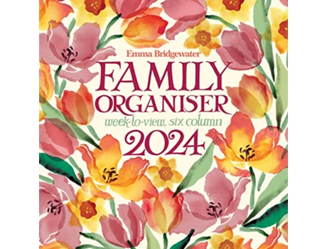 Livro Emma Bridgewater Golden Tulips WeektoView Planner Wall Calendar 2024 de Carousel Calendars (Inglês)