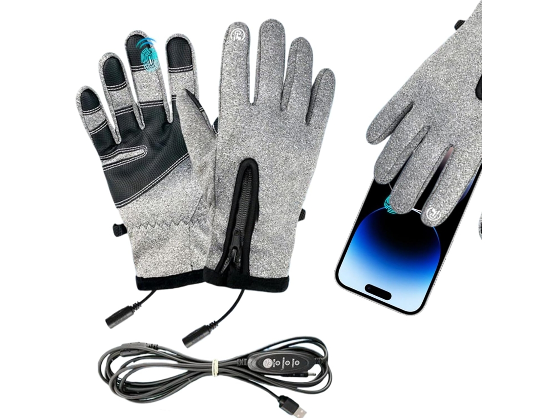Aquecidas, Luvas De Inverno Aquecidas Por Com Compatibilidade Com Tela Sensível Ao Toque | Aquecidas Gokoco
