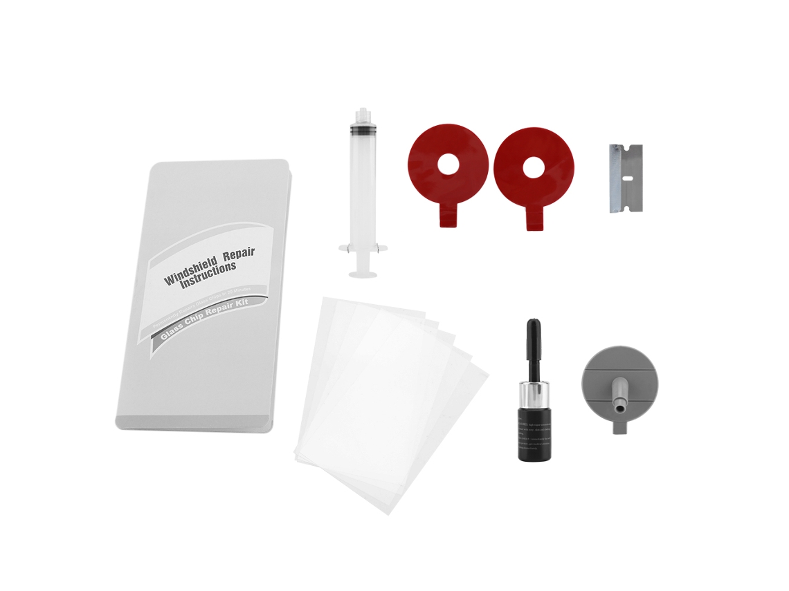 Kit Reparo De Vidro De Carro Com Líquido Restaurador