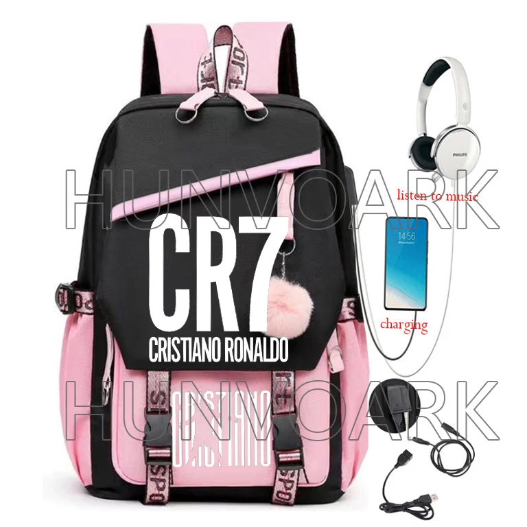 Mochila Escolar, Unissex, Estampa De Desenho Animado, Patchwork Para Laptop, Viagem E Lazer