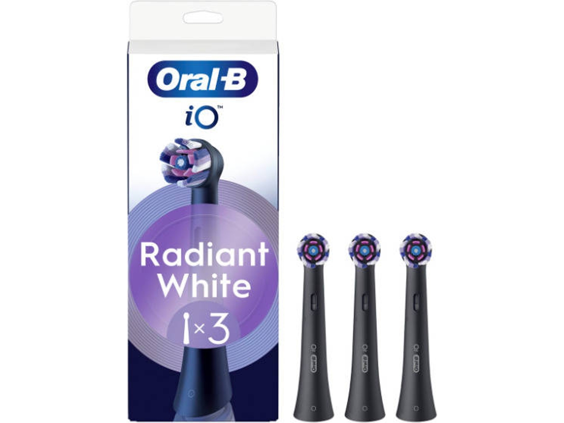 Recarga Escovas Dentes IO Radiant Preto (3 unidades)