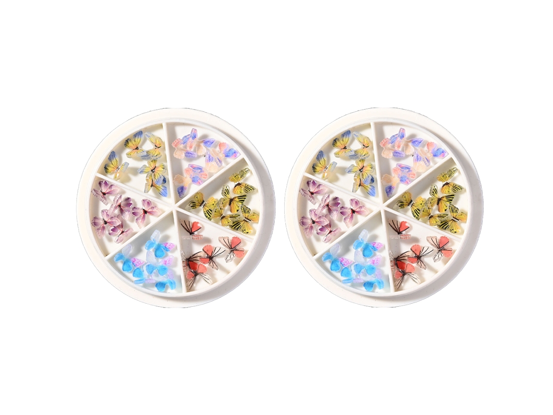 Encantos De Unhas De Borboleta 3D Para Decoração De Unhas Design De Artesanato Acessórios Para Unhas -St-03 ZMDECQNA
