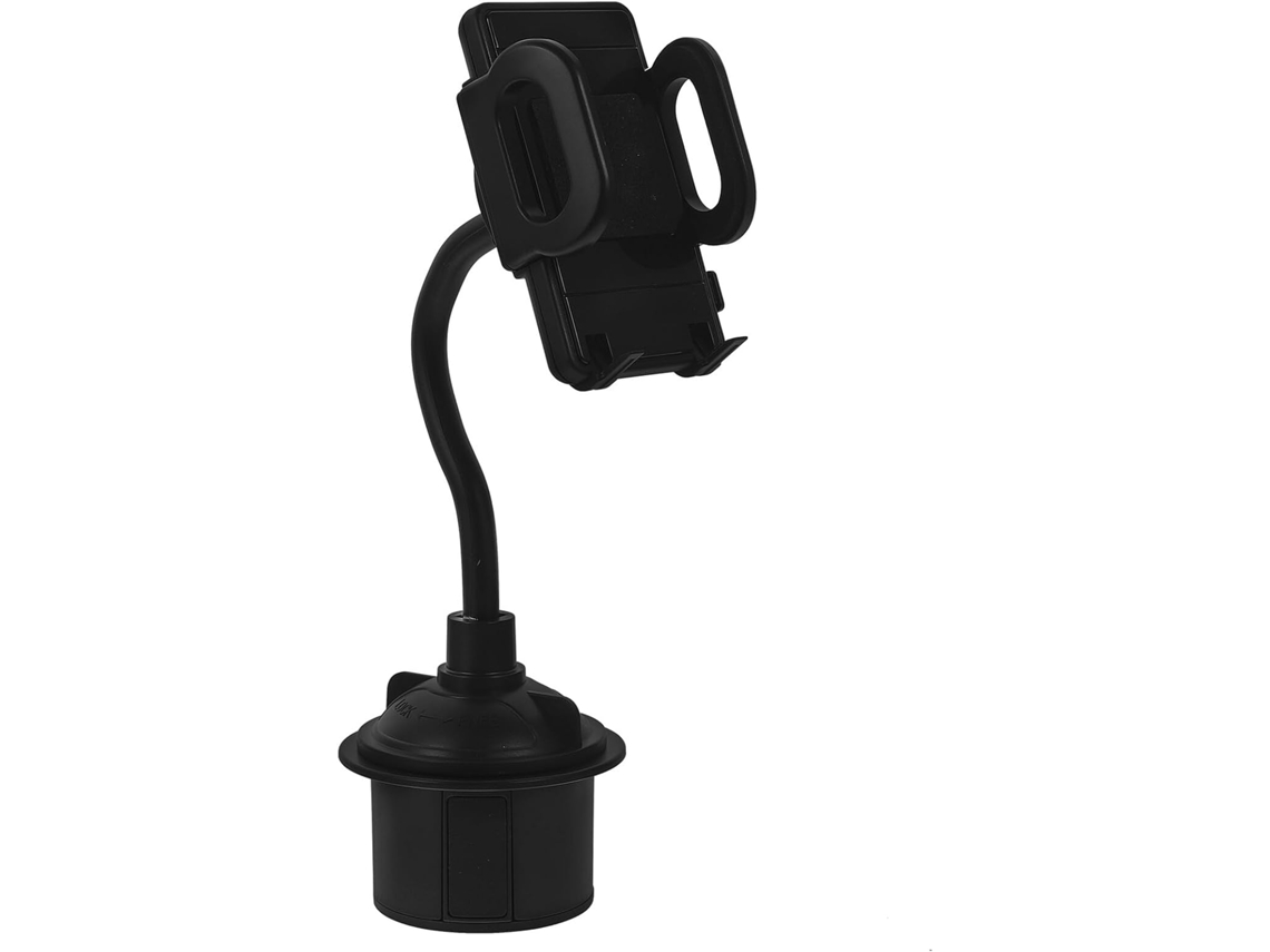 Suporte Para Celular Veicular Em Abs E Silicone, Com Instalação Ajustável.