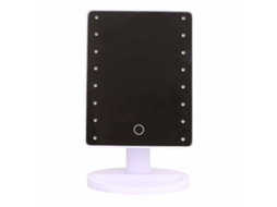 Espelho de Maquiagem LAXISCREED com 16 Leds Touch Branco