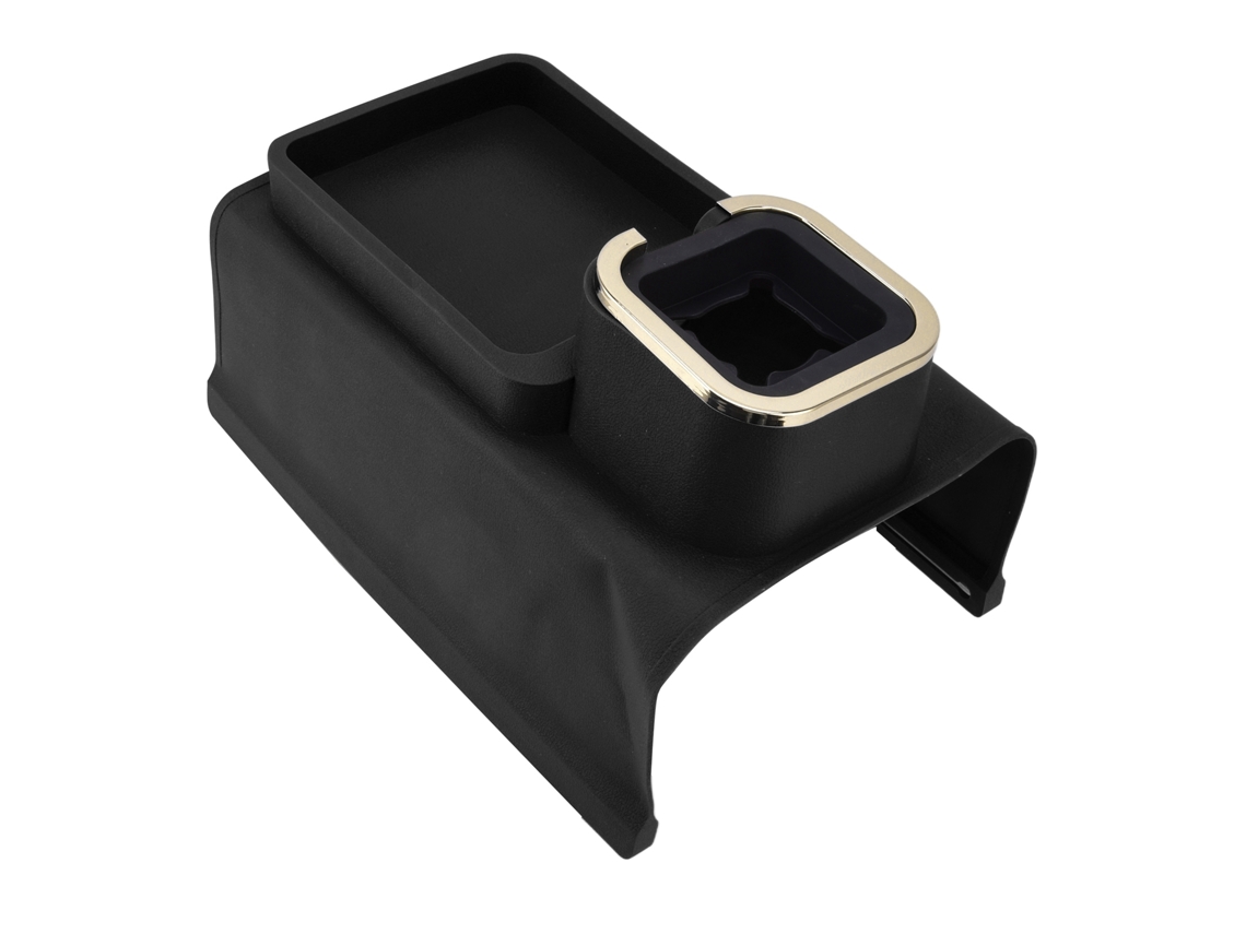 Suporte Para Copos No Braço Do Sofá, Corpo Em Silicone, 4 Tubos De Ferro, Adequado Para Sala De Estar E Varanda, Preto.