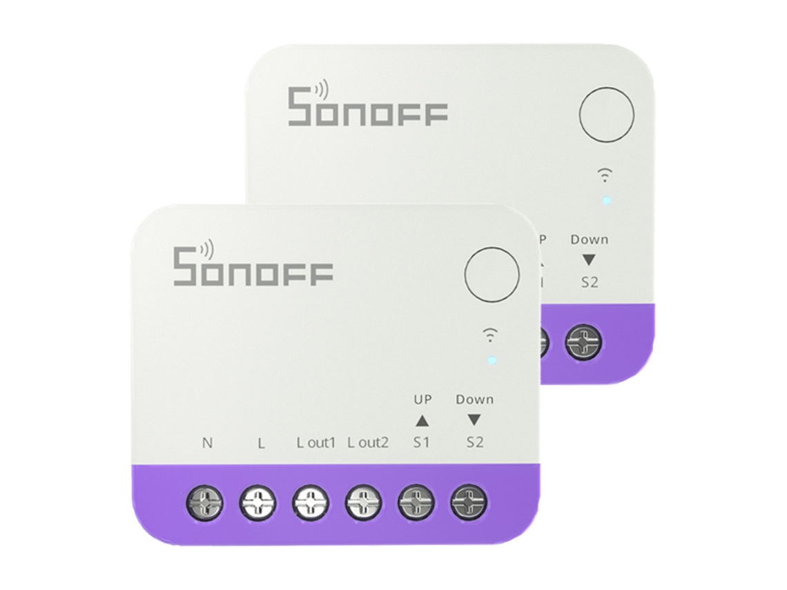 Controlador De Persianas De Enrolar Sonoff Mini-rbs Wifi Para Sistema De Casa Inteligente (conjunto De 2)