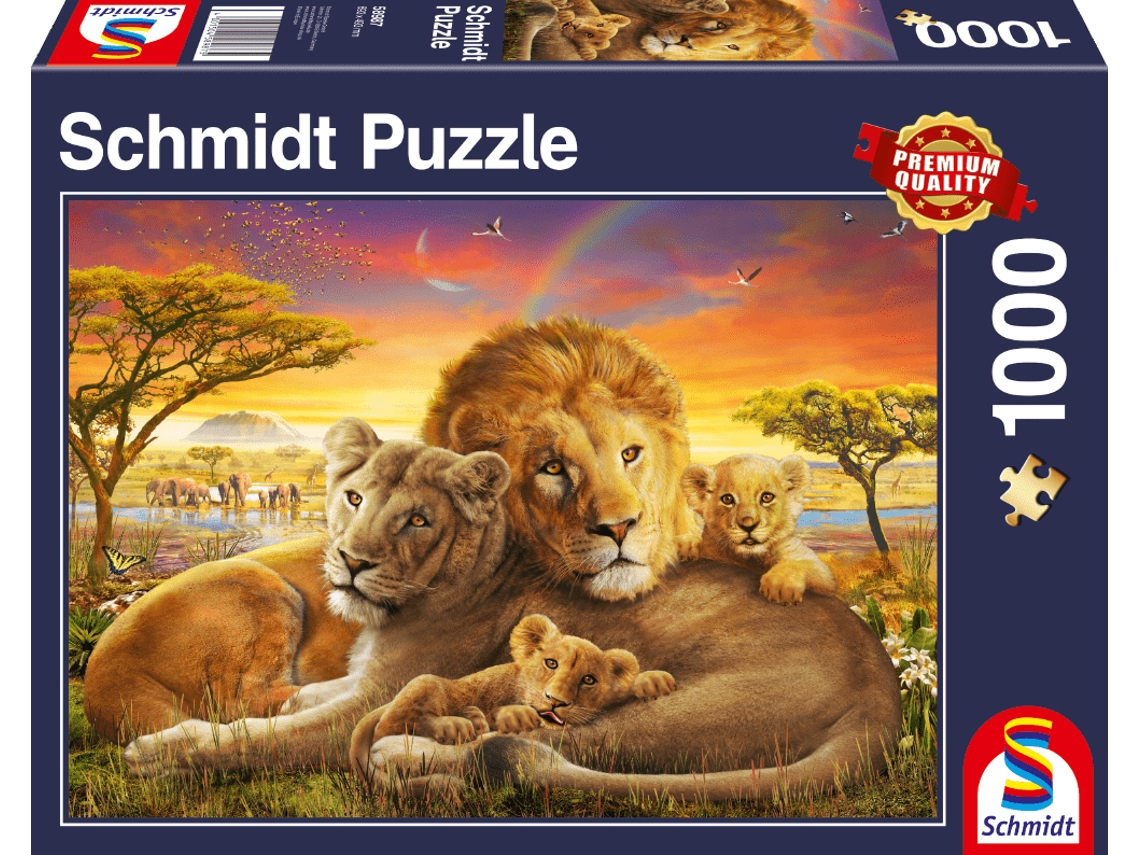 Puzzle SCHMIDT SPIELE 58987 1000 Peças Animais