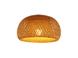 Laxiscreed Divisor De Teto De Estilo Chinês Com Candeeiro De Bambu Para Restaurante E Loja, Diâmetro 45cm