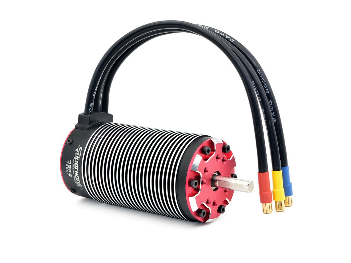Motor Brushless Sem Sensor Surpass Hobby Rocket V2 55113 de 8 Pólos e 8 Mm para Modelos de Automóveis Rc À Escala 1/5. MDUG