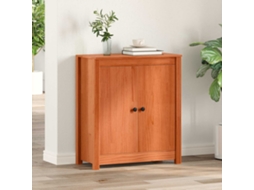 Vidaxl Buffet Marrom Cera 70 X 35 X 80 Cm Madeira De Pinheiro Sólida