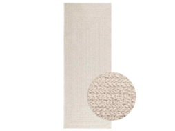 Vidaxl Tapete Zizur Creme 80x200cm Aspeto De Juta Interior E Exterior