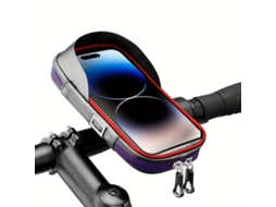 Suporte À Prova D‘água para Celular Motocicleta Acomoda Celulares de Até 17 78 Cm de Comprimento Fácil de Instalar Led Usb Portátil Casa STELASPLEN