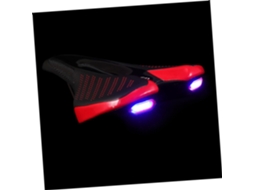 Selim SFUSHOS de bicicleta com luz LED e almofada
