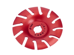 Disco de aço inoxidável para entalhe em madeira com 12 dentes para esmerilhadeira, 95 mm, vermelho