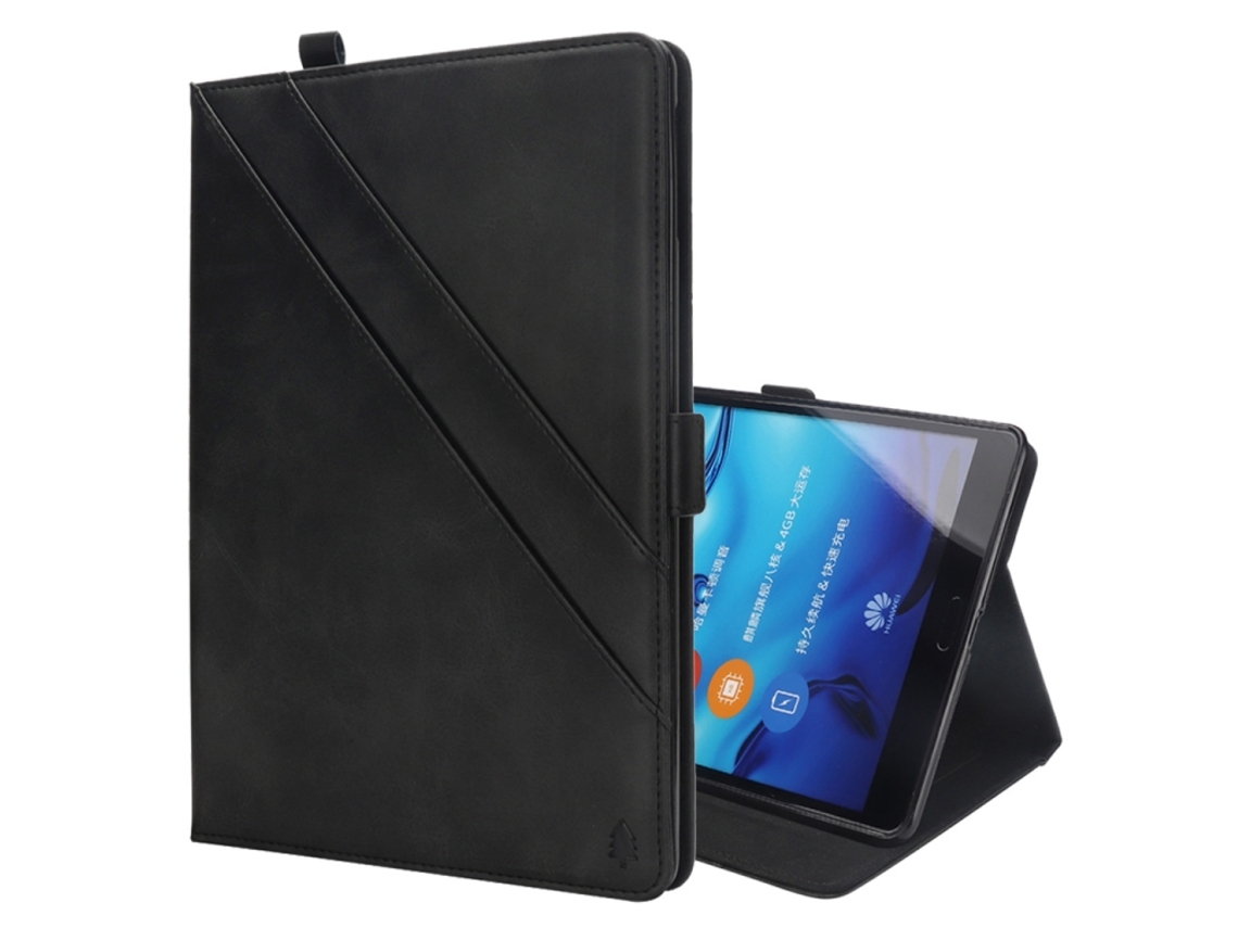 Capa‑flip Horizontal Suporte Duplo Halinuia, Ranhuras Cartão, Porta‑fotos E Ranhura Caneta Para Huawei Mediapad M5 8.4