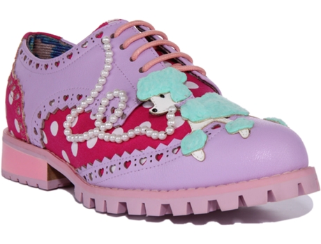 Sapatos de Mulher IRREGULAR CHOICE Pele Roxo (40)