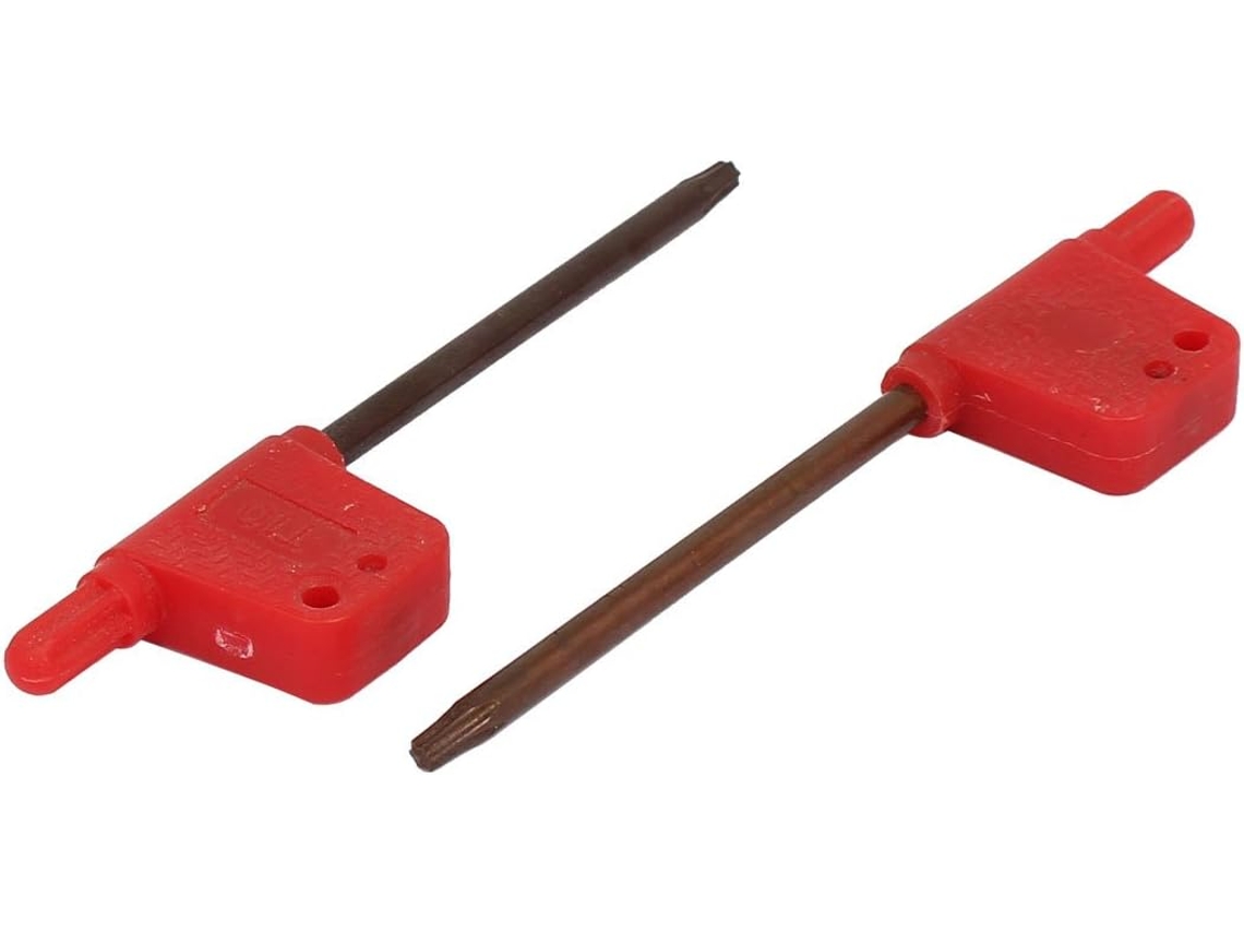 Chave Torx T10 S2 com Cabo Antiderrapante Tipo Bandeira em Plástico 2 Peças CHABERLU