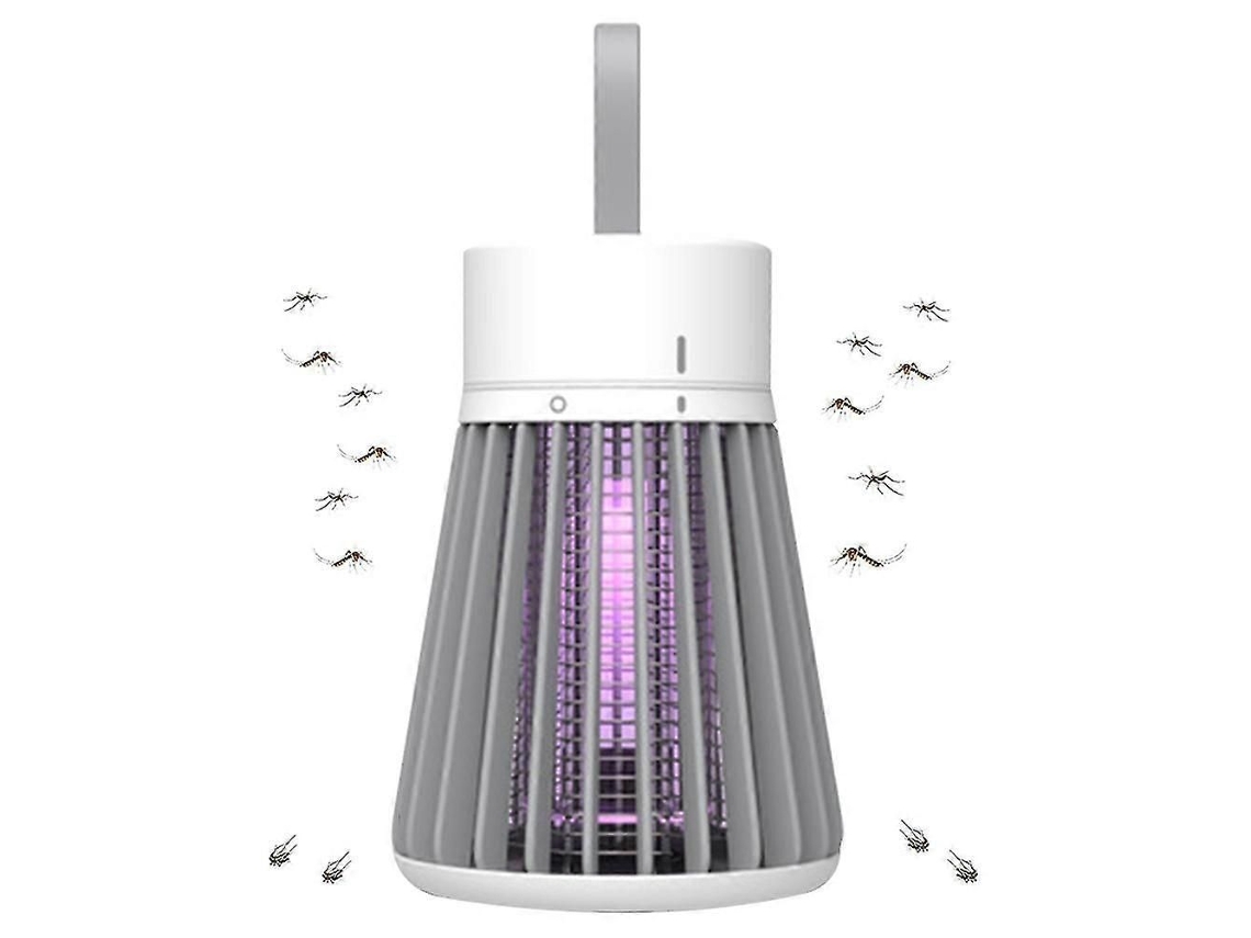 Lâmpada Elétrica Portátil Para Matar Mosquitos Com Luz Led Usb.
