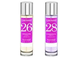 Conjunto de 2 Perfumes CARAVAN para Mulher Nº28 e Nº26
